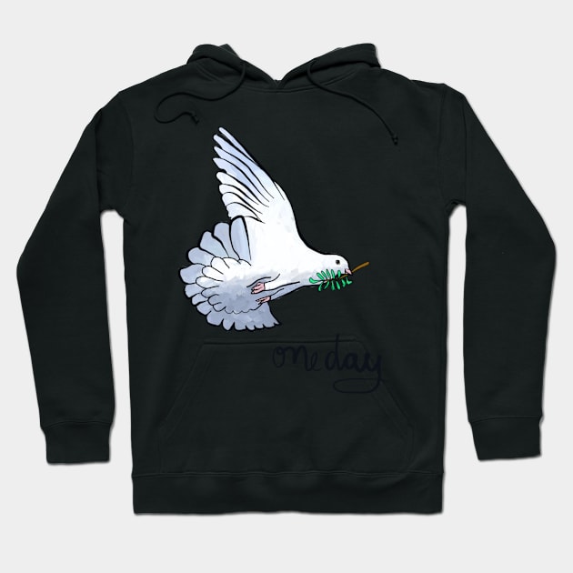 Dove of Peace - one day Hoodie by ThomaeArt